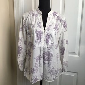Calvin Klein lilac floral shirt